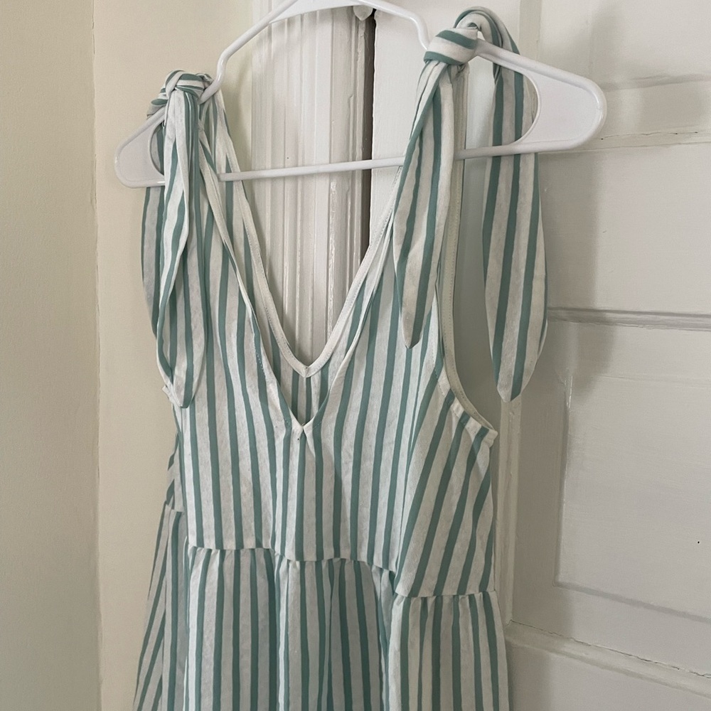 Stripe Swimsuit Coverup Babydoll - Picture 3 of 6